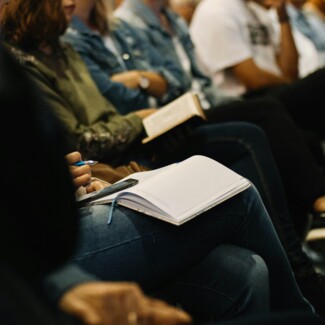 Audience at a lecture